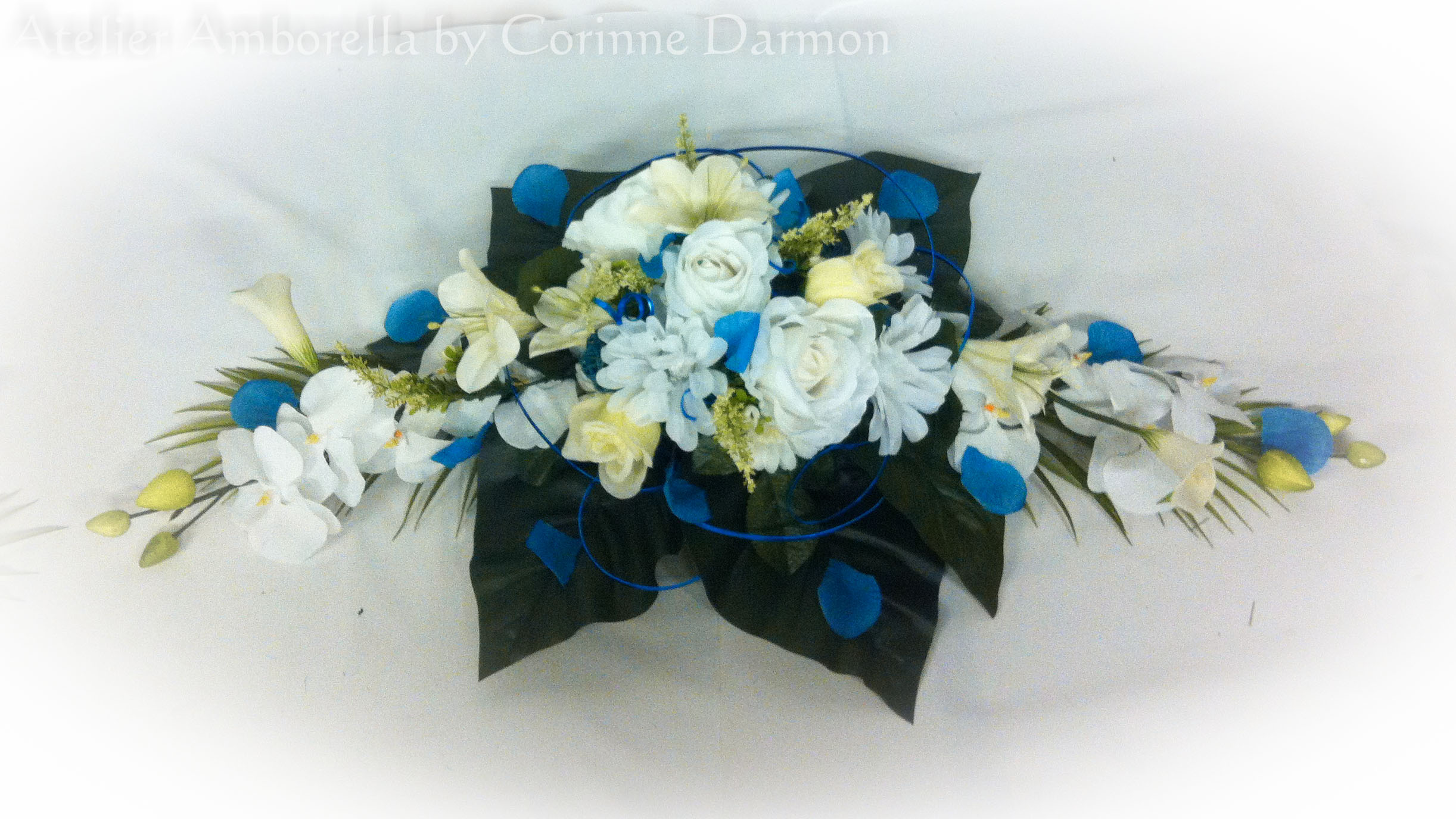 Fleur Bleu Décoration Voiture Mariage - Fleurs Artificielles - AliExpress